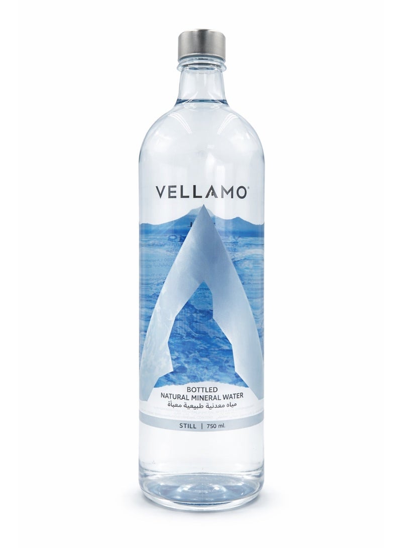 Vellamo Still Natural Mineral Water 750ml in Premium Glass Bottle - Image 1